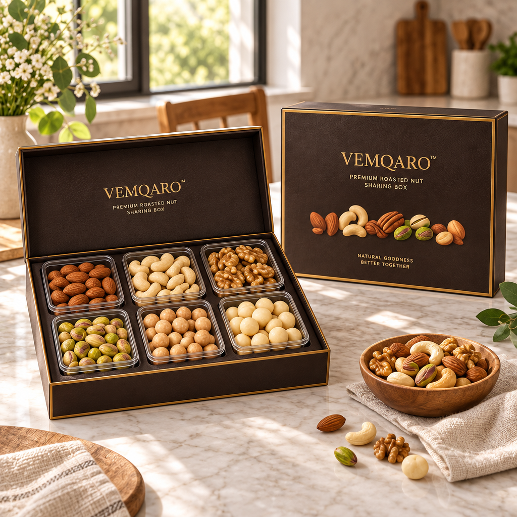VEMQARO™ Premium Roasted Nut Sharing Box image 2