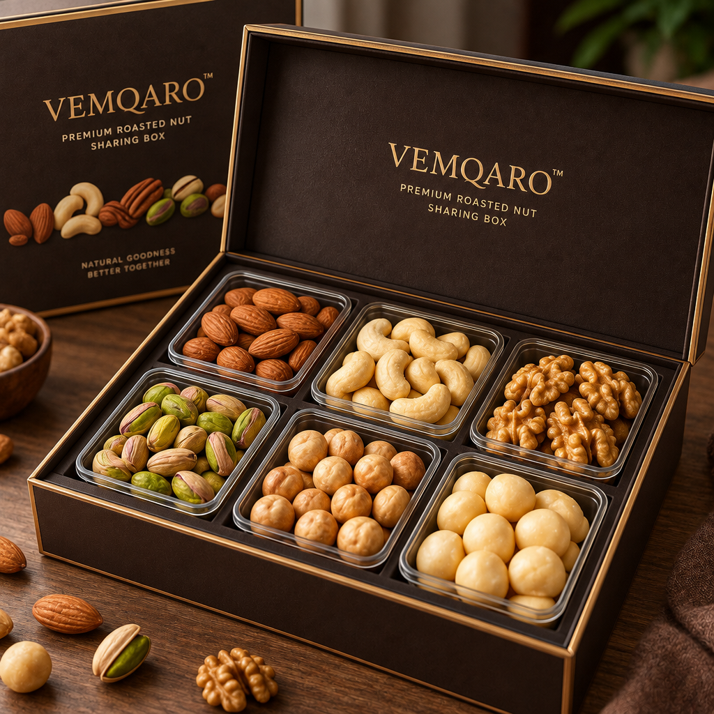 VEMQARO™ Premium Roasted Nut Sharing Box image 3