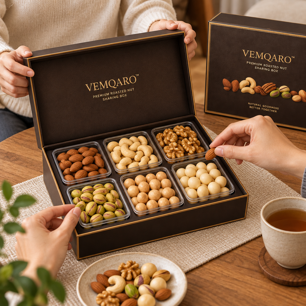VEMQARO™ Premium Roasted Nut Sharing Box image 4