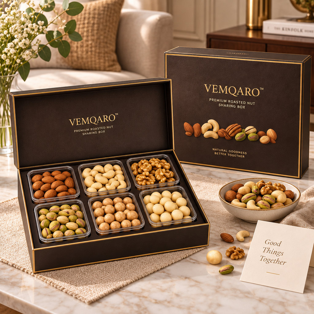 VEMQARO™ Premium Roasted Nut Sharing Box image 5
