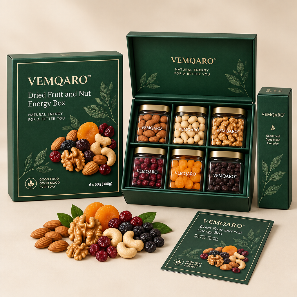 VEMQARO™ Dried Fruit and Nut Energy Box primary image