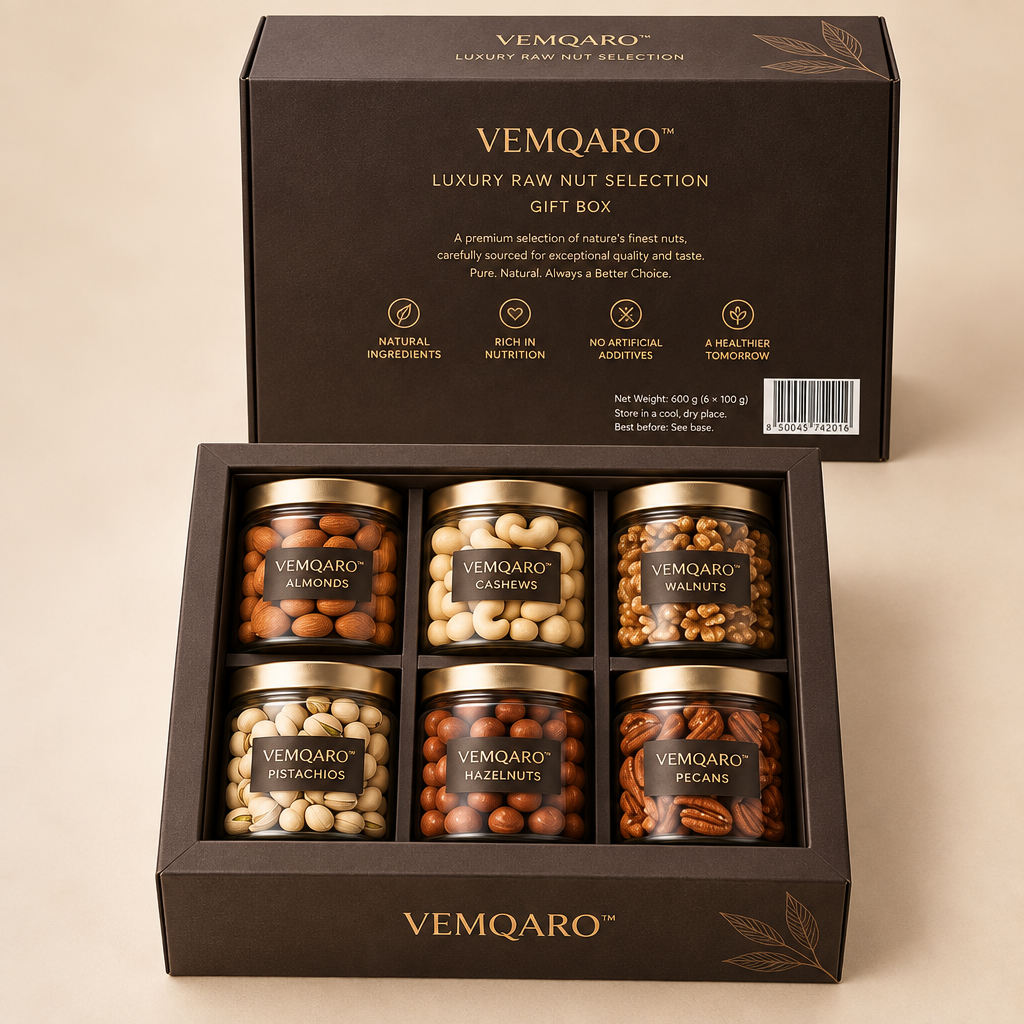 VEMQARO™ Luxury Raw Nut Selection Gift Box primary image