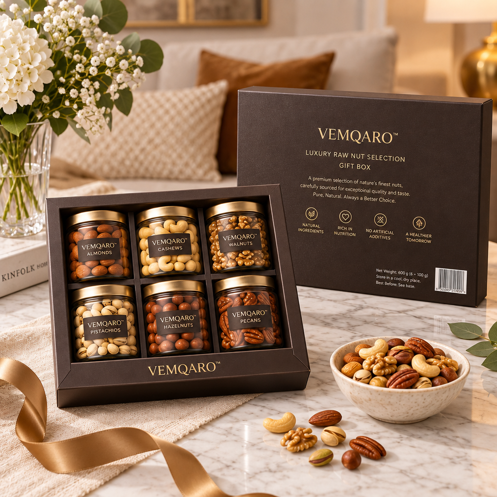 VEMQARO™ Luxury Raw Nut Selection Gift Box image 5