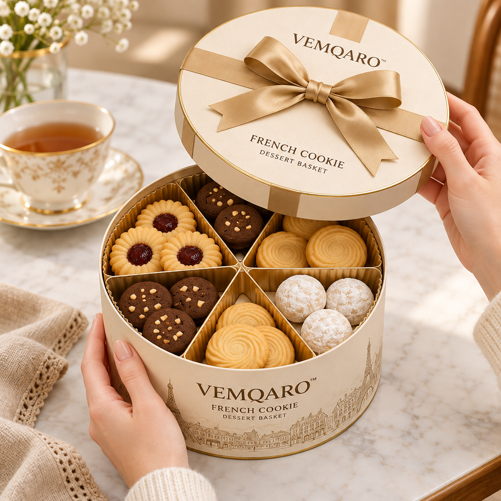 VEMQARO™ French Cookie Dessert Basket image 4