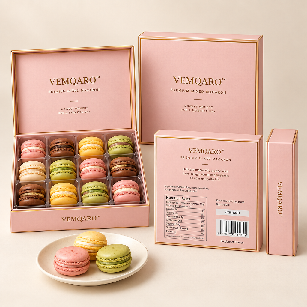 VEMQARO™ Premium Mixed Macaron Gift Box primary image