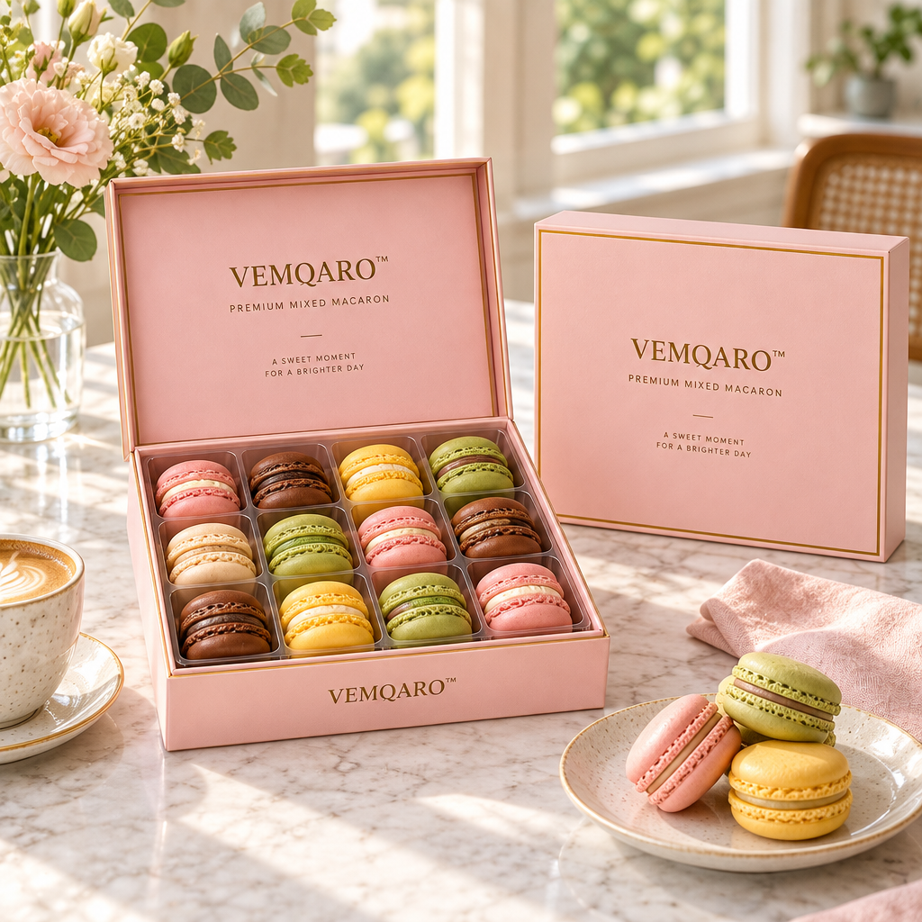 VEMQARO™ Premium Mixed Macaron Gift Box image 2