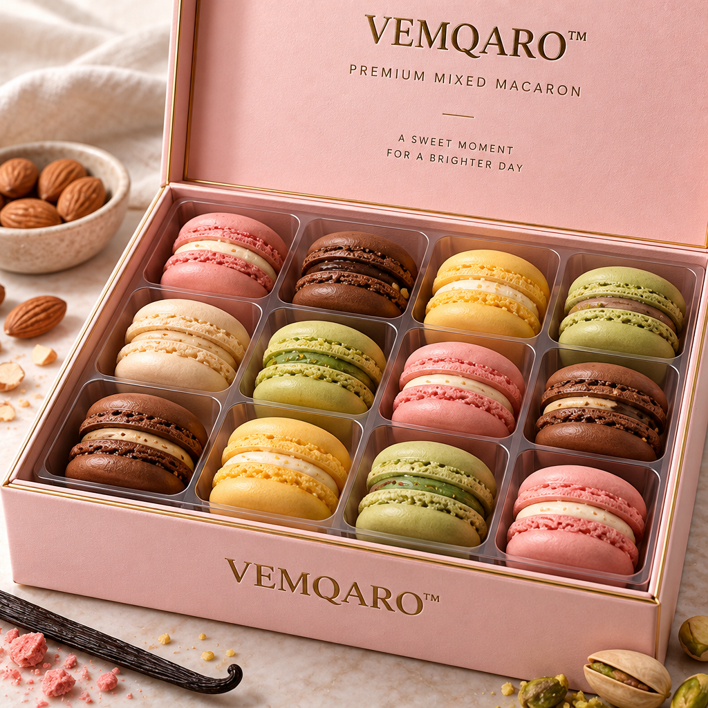 VEMQARO™ Premium Mixed Macaron Gift Box image 3
