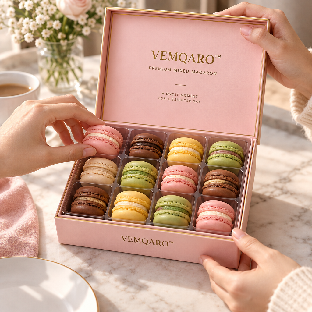 VEMQARO™ Premium Mixed Macaron Gift Box image 4
