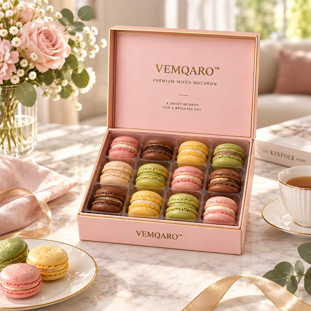 VEMQARO™ Premium Mixed Macaron Gift Box image 5