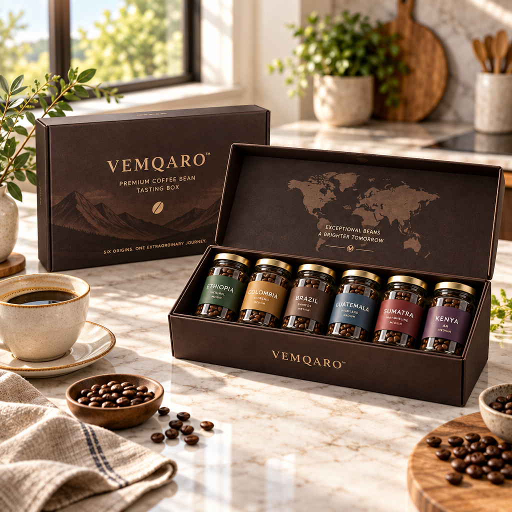 VEMQARO™ Premium Coffee Bean Tasting Box image 2