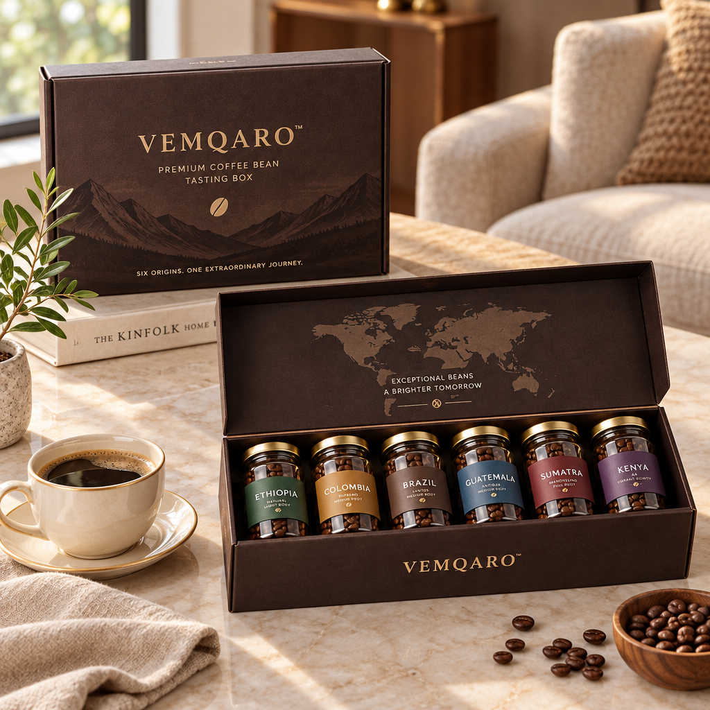 VEMQARO™ Premium Coffee Bean Tasting Box image 5