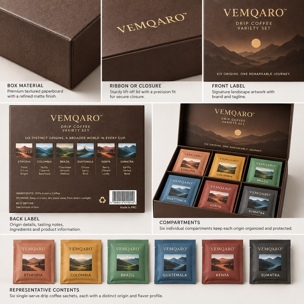 VEMQARO™ Drip Coffee Variety Set image 6